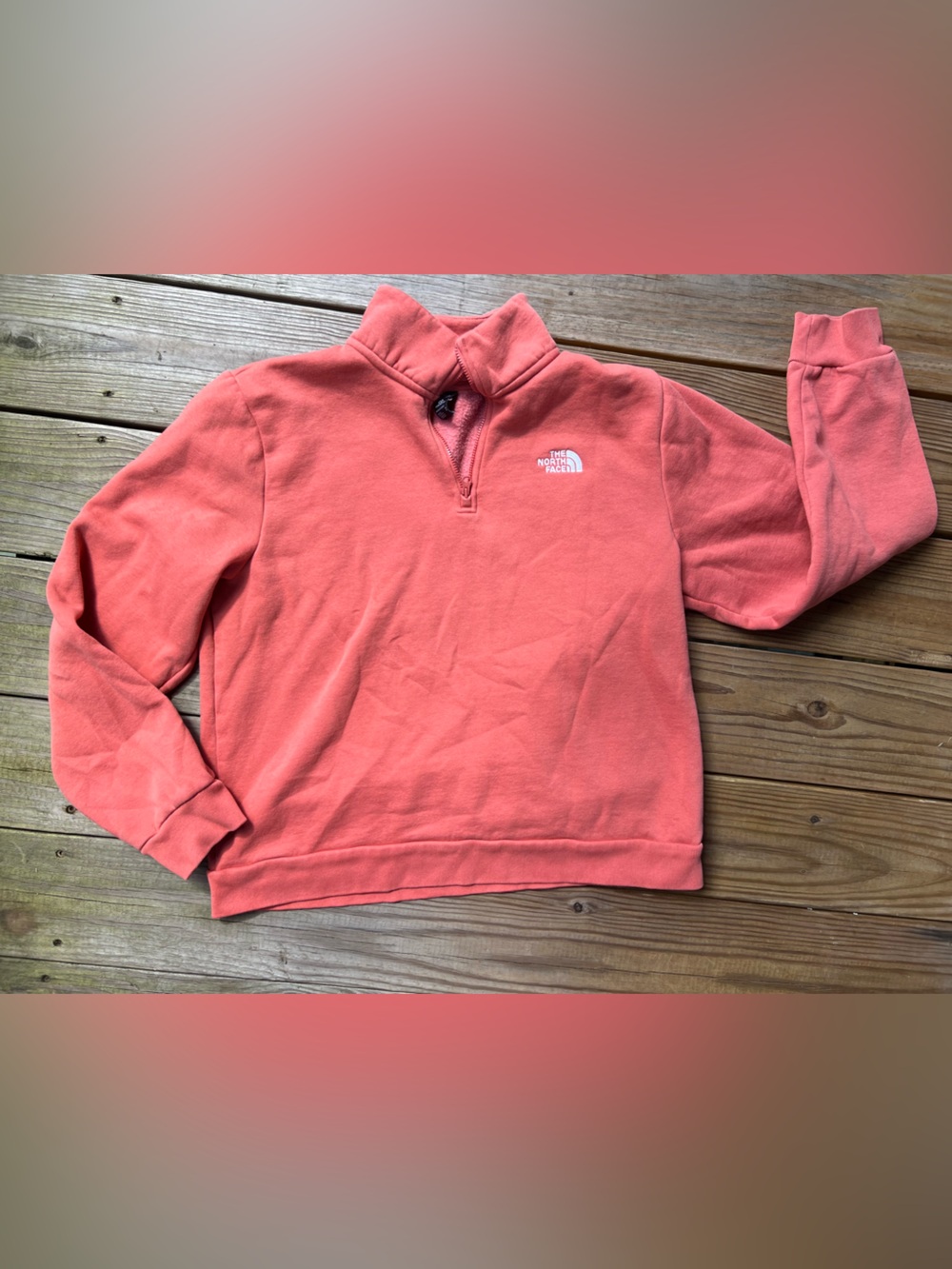 The North Face Womens Half-Zip Fleece Pullover Medium - Picture 2 of 8